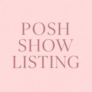 Posh show listing